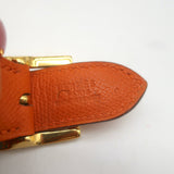 Hermes Trim 35 Hobo Orange Leather Large Shoulder Bag