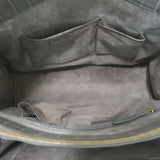 Nancy Gonzalez Crocodile Top Handle Bag Gray Large Crossbody