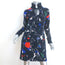 Chanel Globalization Cashmere Dress Navy Intarsia Knit Size 38 Long Sleeve Mini