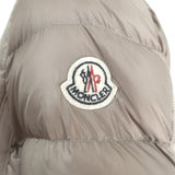 Moncler Hermine Hooded Down Puffer Coat Taupe Size 1