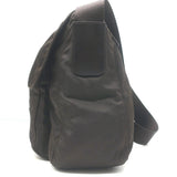 Prada Vela Hunting Bag Dark Brown Tessuto Nylon Small Crossbody