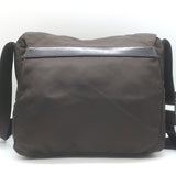Prada Vela Hunting Bag Dark Brown Tessuto Nylon Small Crossbody