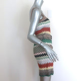 Missoni Zig Zag Knit Belted Mini Dress Multicolor Size 40