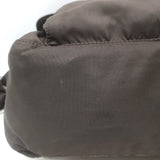 Prada Vela Hunting Bag Dark Brown Tessuto Nylon Small Crossbody