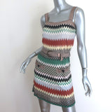 Missoni Zig Zag Knit Belted Mini Dress Multicolor Size 40