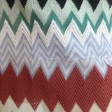 Missoni Zig Zag Knit Belted Mini Dress Multicolor Size 40