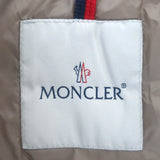 Moncler Hermine Hooded Down Puffer Coat Taupe Size 1