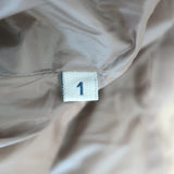 Moncler Hermine Hooded Down Puffer Coat Taupe Size 1