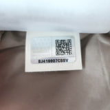 Moncler Hermine Hooded Down Puffer Coat Taupe Size 1