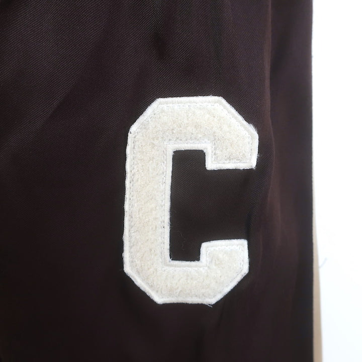 Celine Satin Side-Stripe Track Pants Dark Brown Size 36