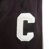 Celine Satin Side-Stripe Track Pants Dark Brown Size 36