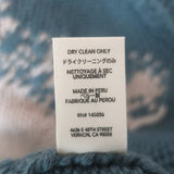 THE GREAT The Stable Lodge Cardigan Blue Alpaca-Blend Size 0