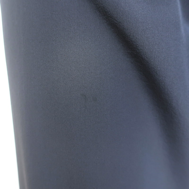 Hermes Pull-On Cropped Silk Pants Charcoal Size 38