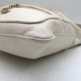 Gucci Britt Interlocking GG Messenger Bag Cream Leather
