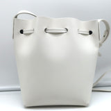 Mansur Gavriel Mini Mini Bucket Bag White Leather Crossbody