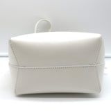 Mansur Gavriel Mini Mini Bucket Bag White Leather Crossbody