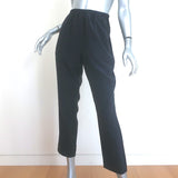 Hermes Pull-On Cropped Silk Pants Charcoal Size 38