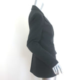 STAUD City Blazer Black Stretch Suiting Size Small Two-Button Jacket