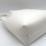 Mansur Gavriel Mini Mini Bucket Bag White Leather Crossbody