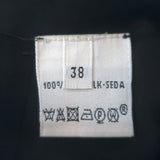 Hermes Pull-On Cropped Silk Pants Charcoal Size 38