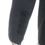 STAUD City Blazer Black Stretch Suiting Size Small Two-Button Jacket