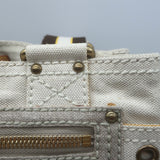 Louis Vuitton Globe MM Shopper Tote Ecru Canvas Shoulder Bag