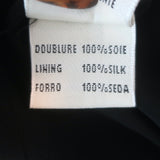 Hermes Pull-On Cropped Silk Pants Charcoal Size 38