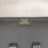 Hermes Jige PM Clutch Bag Brown Leather