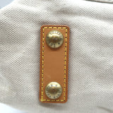 Louis Vuitton Globe MM Shopper Tote Ecru Canvas Shoulder Bag