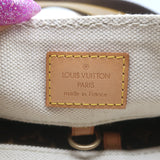 Louis Vuitton Globe MM Shopper Tote Ecru Canvas Shoulder Bag