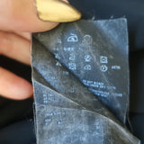 Prada Asymmetric Draped Dress Black Crepe Size 44