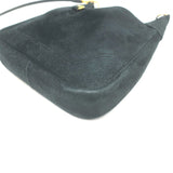 Hermes Micro Trim Crossbody Bag Black Suede