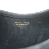 Hermes Micro Trim Crossbody Bag Black Suede