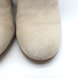 Gianvito Rossi Buckled Ankle Boots Beige Suede Size 39