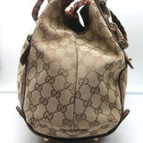 Gucci Pelham Medium Shoulder Bag GG Monogram Canvas with Braided Leather Straps