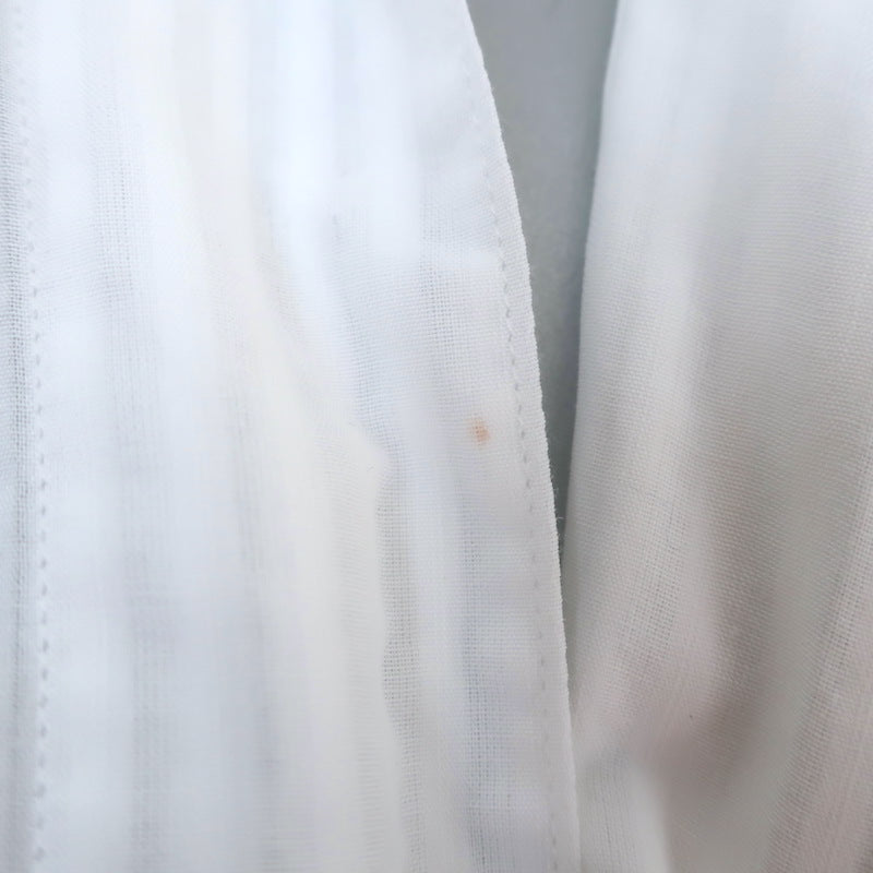 Frank &amp; Eileen Shirley Oversized Button-Up Shirt White Stripe Size Extra Small