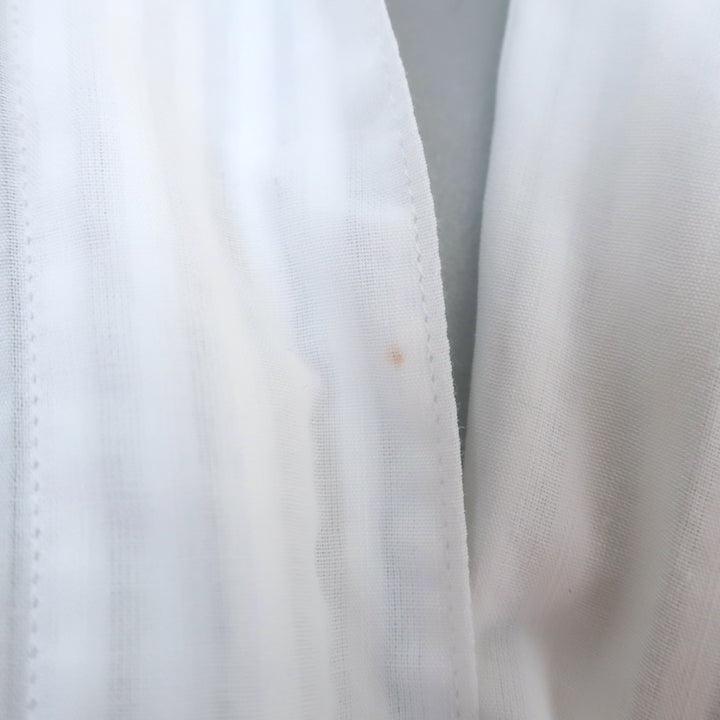 Frank &amp; Eileen Shirley Oversized Button-Up Shirt White Stripe Size Extra Small