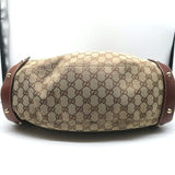 Gucci Pelham Medium Shoulder Bag GG Monogram Canvas with Braided Leather Straps