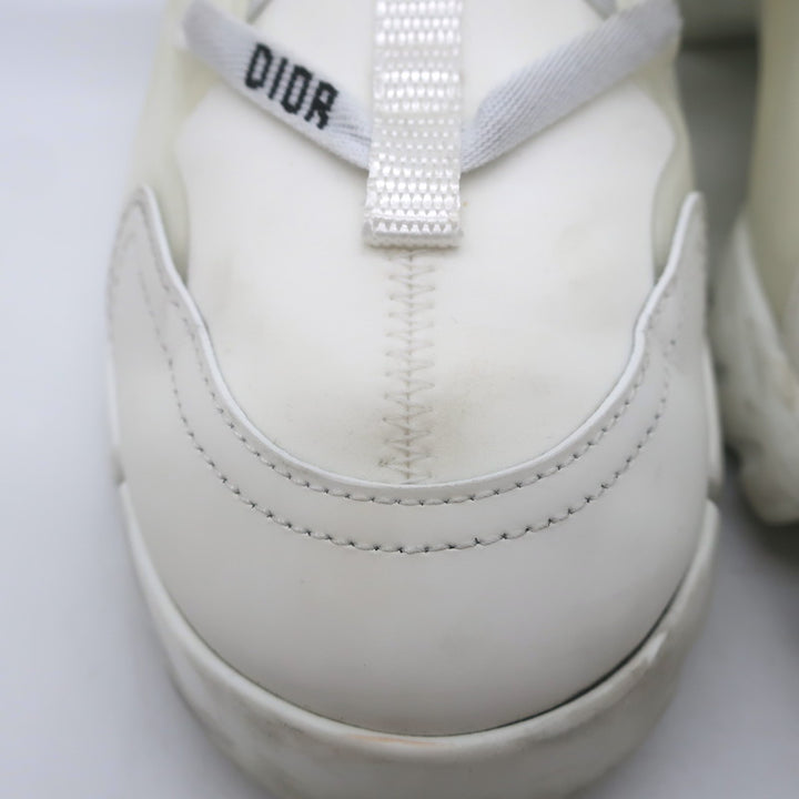 Christian Dior D-Connect Sneakers White Neoprene Size 37
