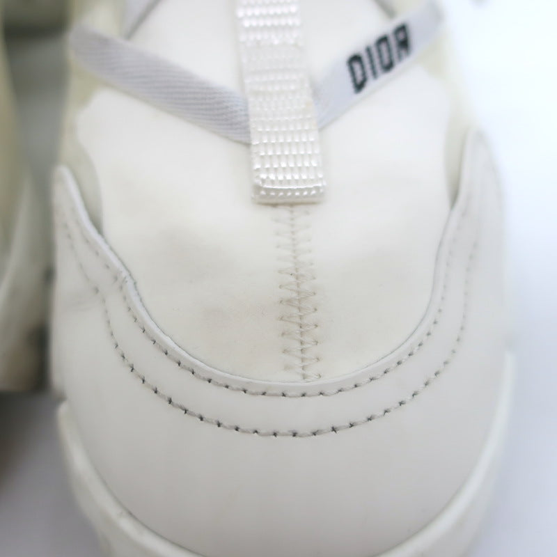 Christian Dior D-Connect Sneakers White Neoprene Size 37