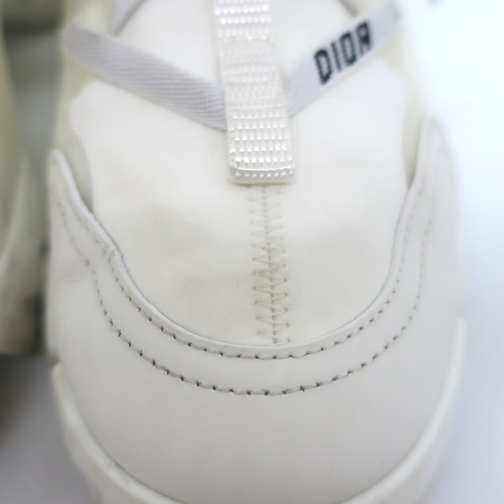 Christian Dior D-Connect Sneakers White Neoprene Size 37