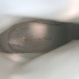 Gianvito Rossi Buckled Ankle Boots Beige Suede Size 39