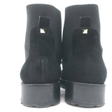 Valentino Rockstud Chelsea Boots Black Suede Size 38 Flat Ankle Boots
