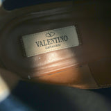 Valentino Rockstud Chelsea Boots Black Suede Size 38 Flat Ankle Boots