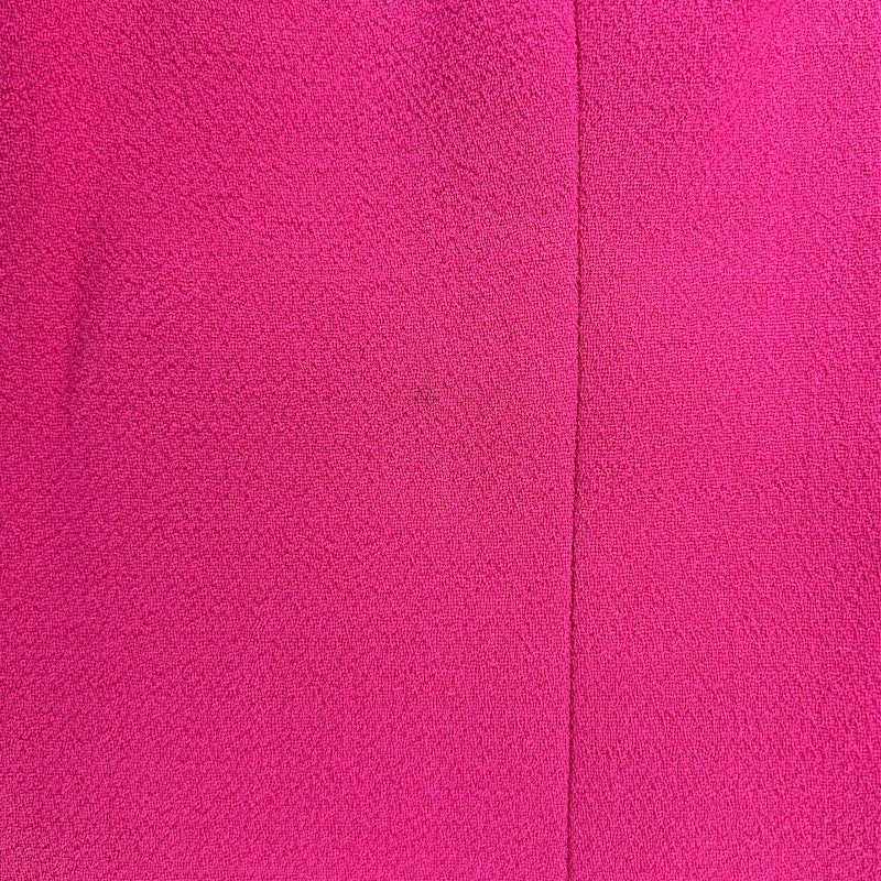 Michael Kors Collection Sleeveless Trumpet Hem Dress Azalea Wool Crepe Size 6