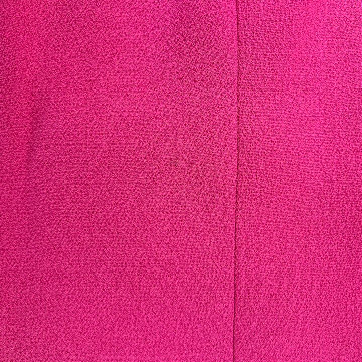 Michael Kors Collection Sleeveless Trumpet Hem Dress Azalea Wool Crepe Size 6