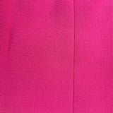 Michael Kors Collection Sleeveless Trumpet Hem Dress Azalea Wool Crepe Size 6