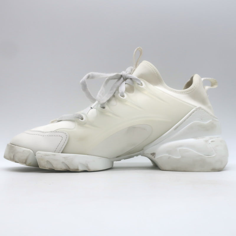 Christian Dior D-Connect Sneakers White Neoprene Size 37