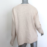 Jenni Kayne Everyday Sweater Oatmeal Wool-Cashmere Size Small
