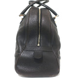 Gucci Web Blondie Interlocking GG Extra Large Bowler Bag Black Leather